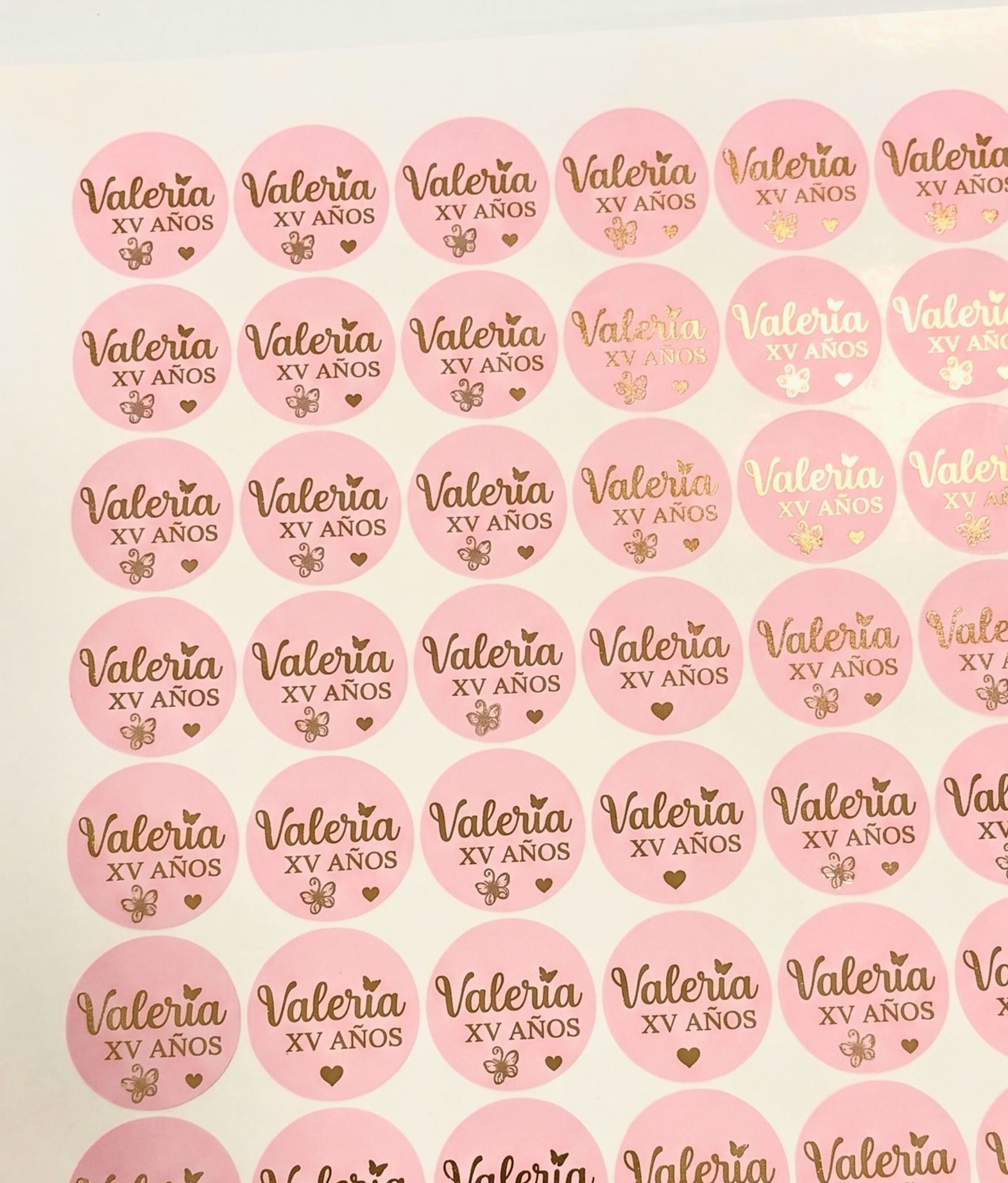 Kit stickers y tags Foil