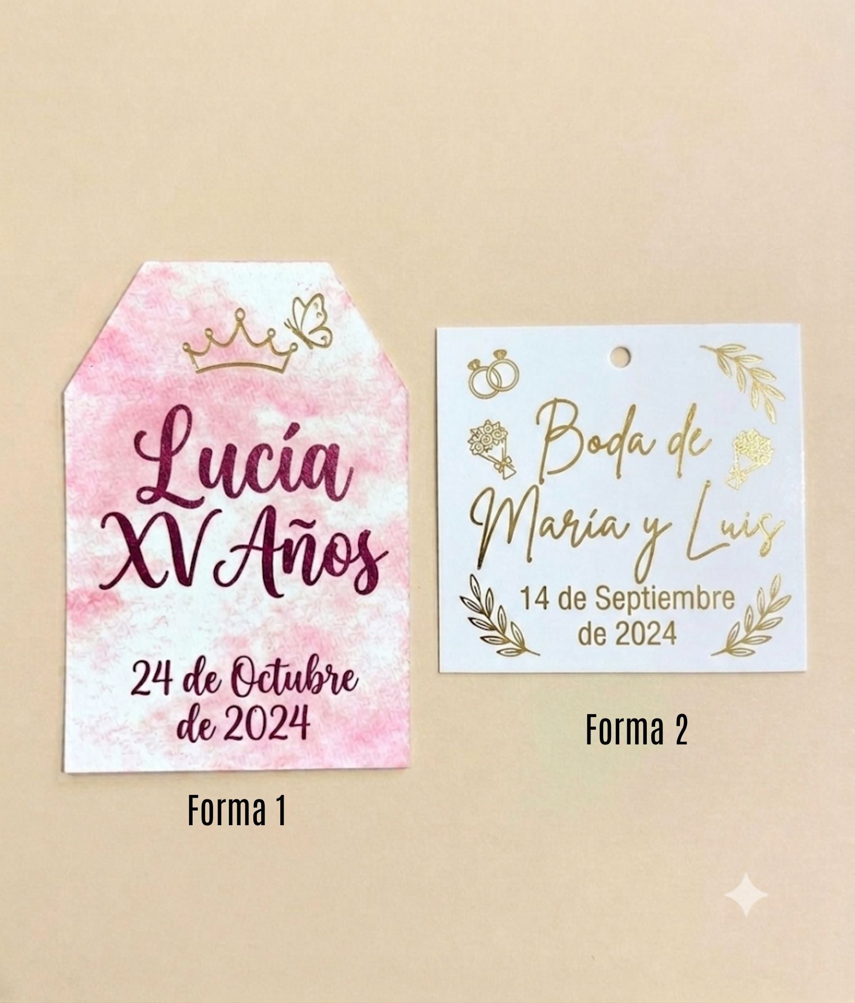 Kit stickers y tags Foil