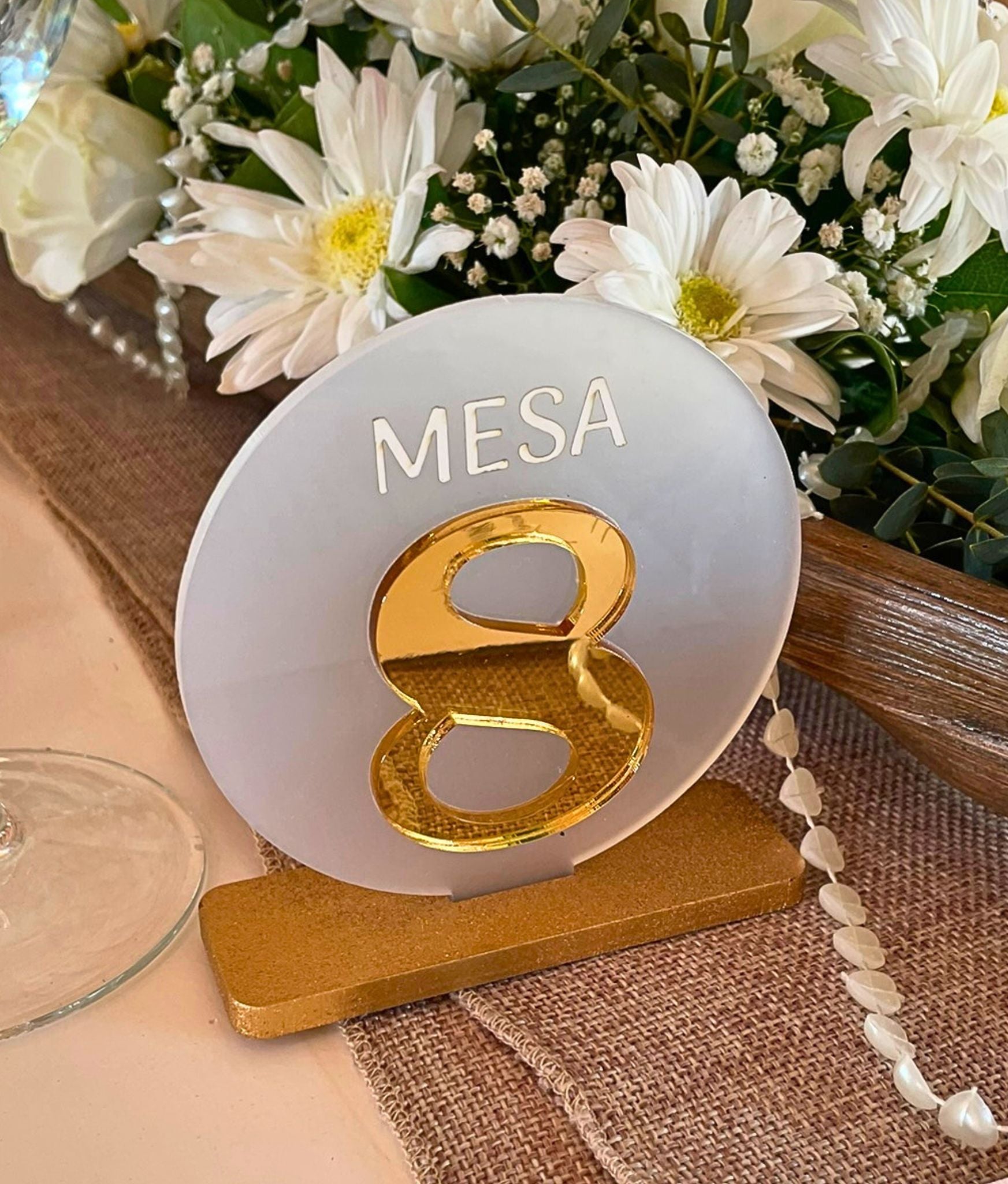 Identificadores de mesa
