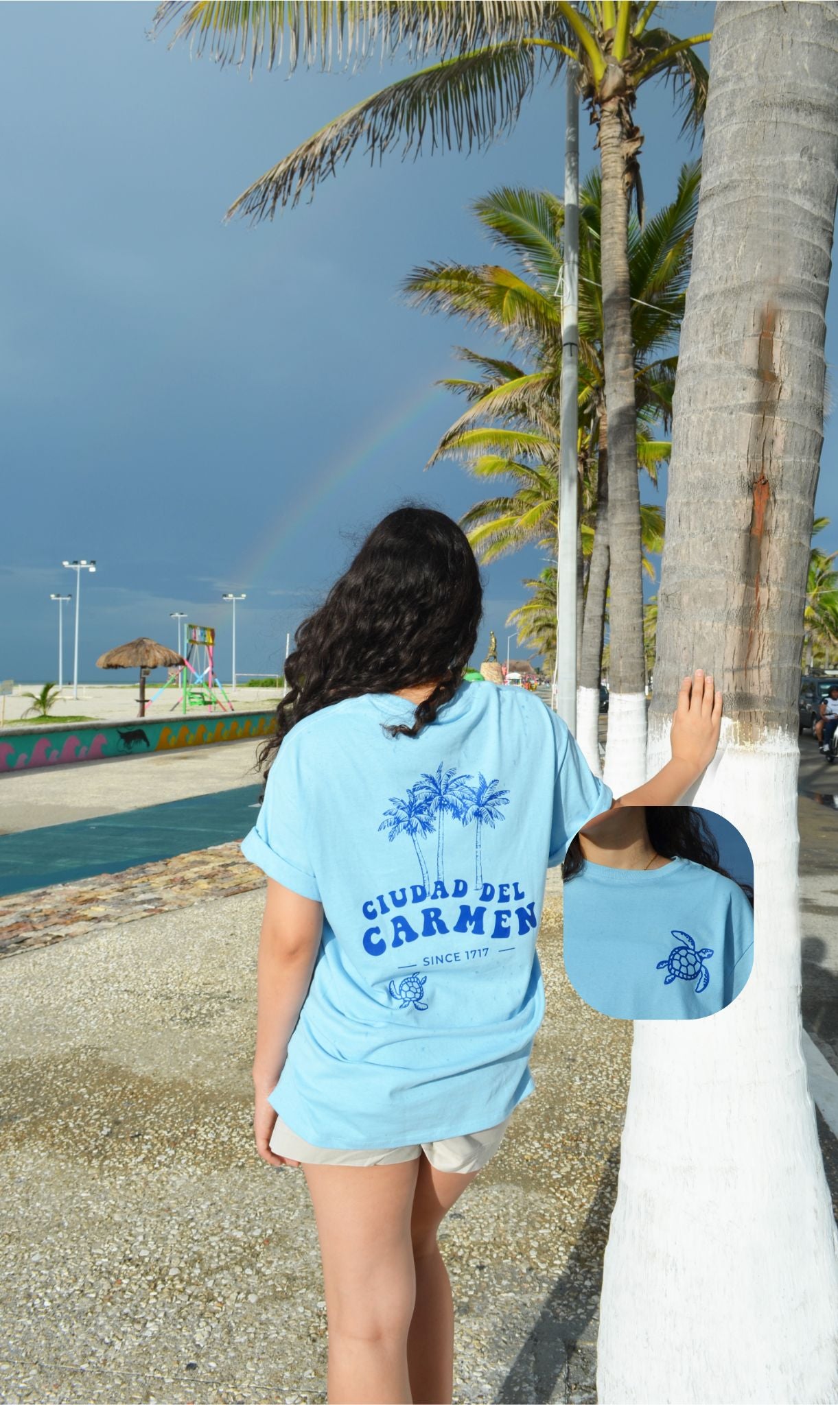 Playera Palmeras